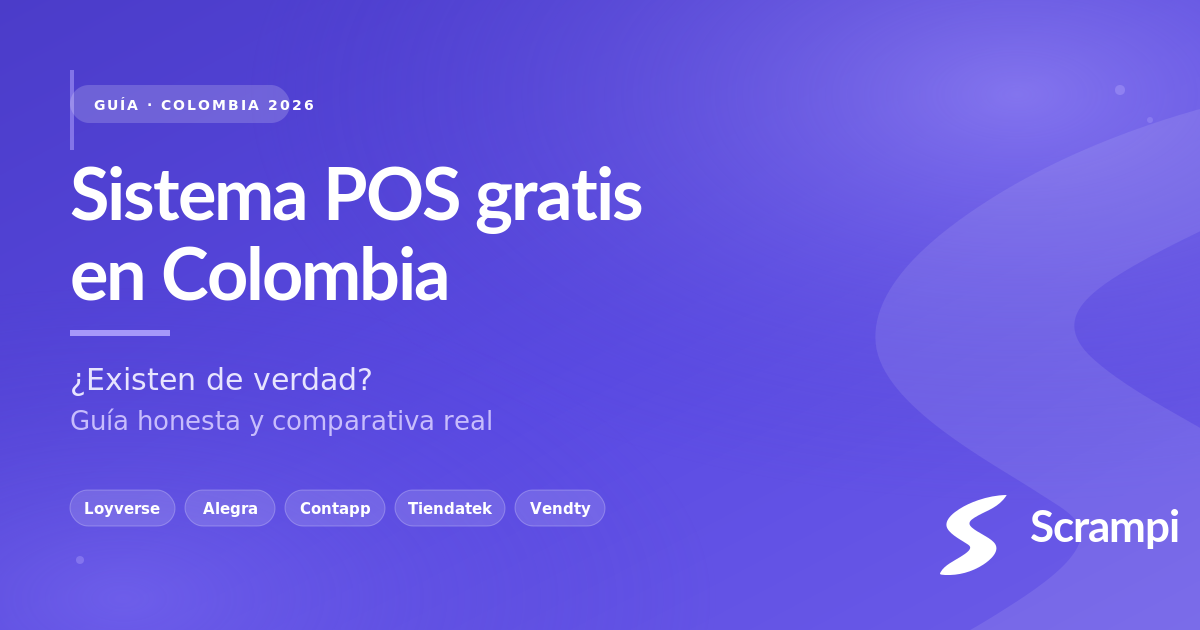 Sistema POS gratis en Colombia 2026: ¿cuáles existen de verdad? (análisis honesto)