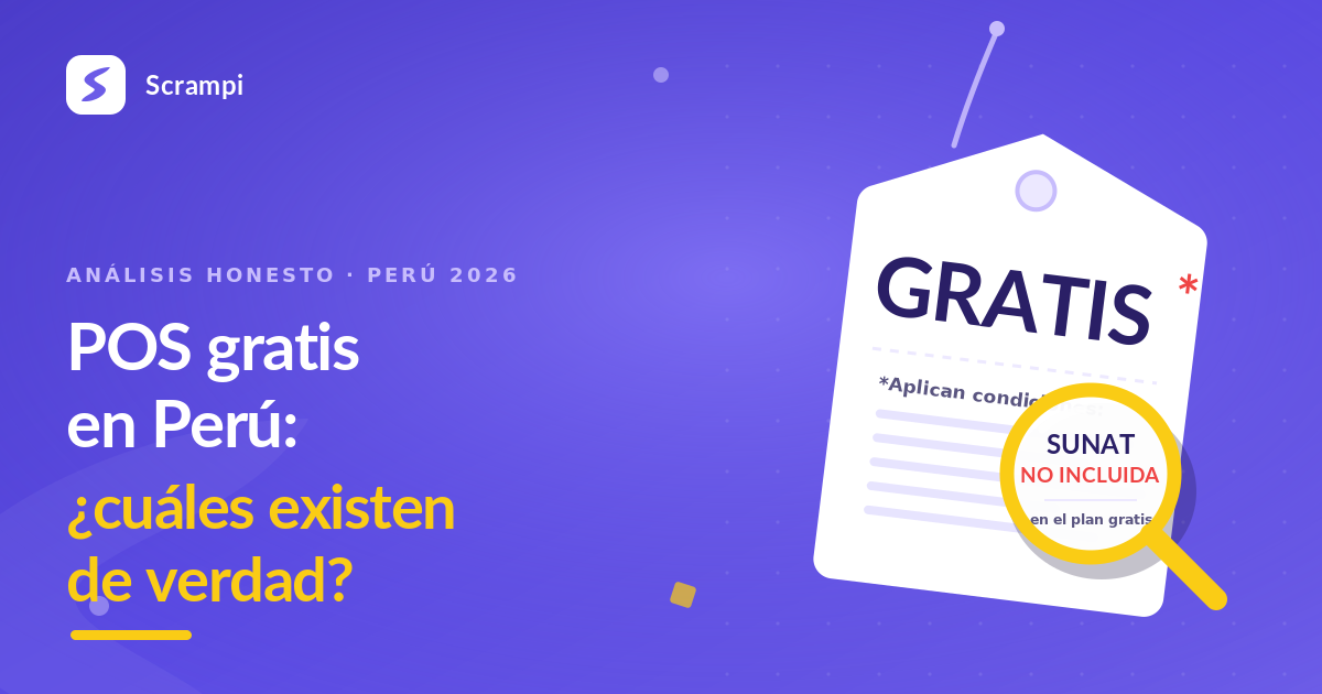 Sistema POS gratis en Perú 2026: análisis honesto de cuáles existen de verdad